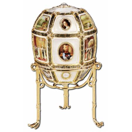 Яйцо "Пятнадцатая Годовщина" FABERGE 47G