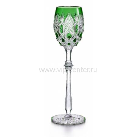 Бокал для вина зелёный №3 "Tsar" Baccarat 1499156