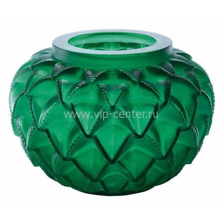 Ваза для цветов зелёная средняя "Languedoc" LALIQUE 10091200