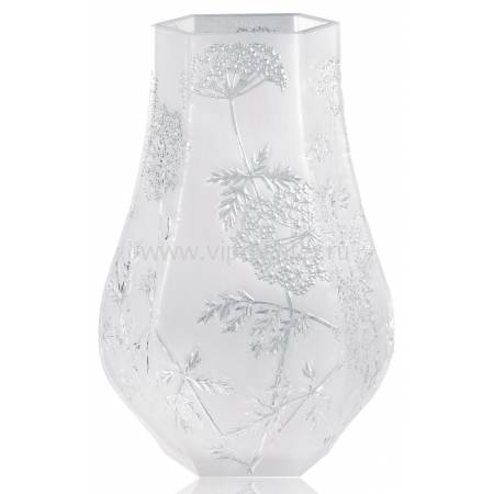 Ваза для цветов белая "Ombelles" LALIQUE 1260400