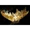 Ваза для фруктов "Champs-Elysees" золотая LALIQUE 1121610