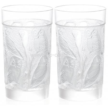 Набор из 2-х стаканов для сока "Owl" LALIQUE 1731000
