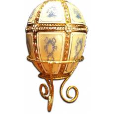 Яйцо "10 панелей с лебедем" FABERGE 76W