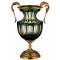 Ваза для цветов с ручками "Rocaille" FABERGE 03-PL98-CP green