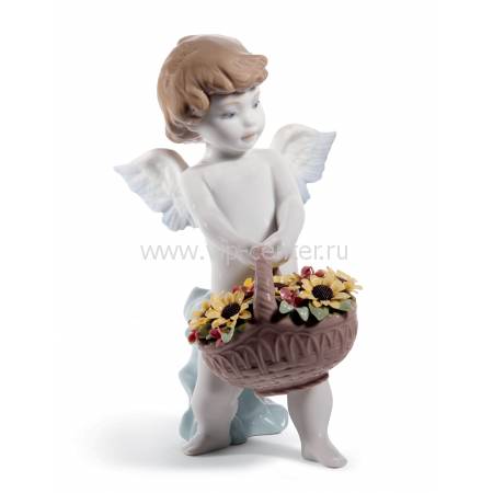 Статуэтка ангелочка "Небесный урожай" Lladro 01008676