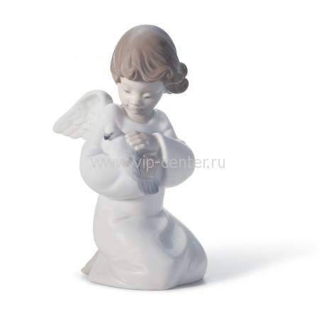 Статуэтка ангелочка "Защитник любви" Lladro 01008245