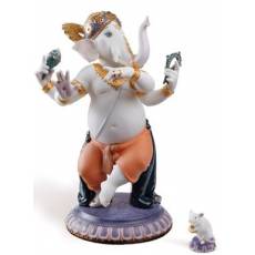 Статуэтка "Танцующий Ганеша" Lladro 01007183