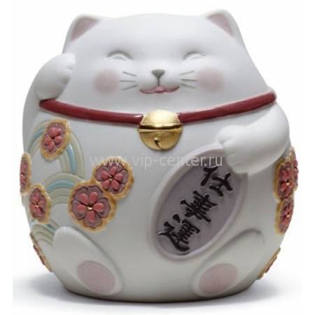 Статуэтка "Кот удачи" Lladro 01008528