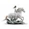 Статуэтка лошадь "Галопом по морю" Lladro 01009371