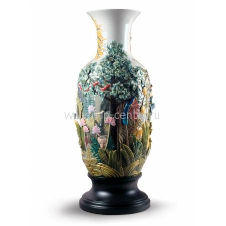 Ваза для цветов "Jarrón Paraíso животное" Lladro 01002003