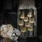 Ваза для цветов золотая (малая) "Tourbillons" Lalique 10543800