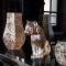 Ваза для цветов золотая "Ombelles" Lalique 10550500