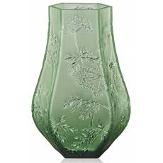 Ваза для цветов зелёная "Ombelles" Lalique 10550600