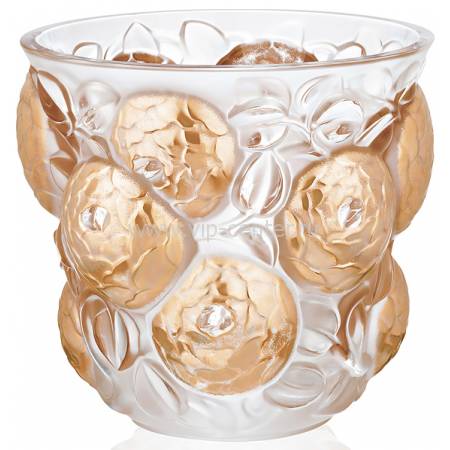 Ваза для цветов золотая "Oran" Lalique 10571100