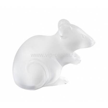 Статуэтка "Мышь" белая Lalique 10686400