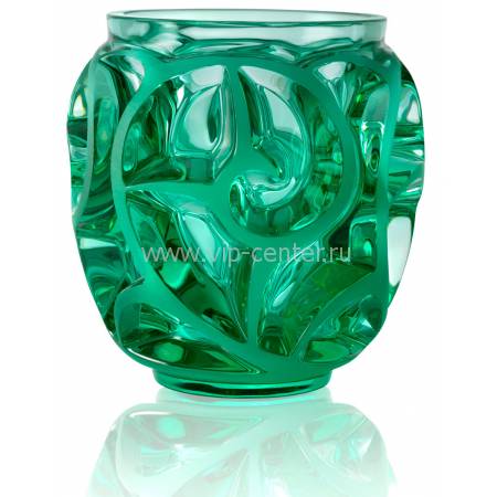 Ваза для цветов мятно-зеленая (малая) "Tourbillons" Lalique 10684900