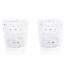 Набор из 2-х подсвечников "Mossi" прозрачные Lalique 1742800