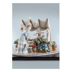 Статуэтка "Цветочный рынок" Lladro (Лимитированная серия 750 экз.) 01002023