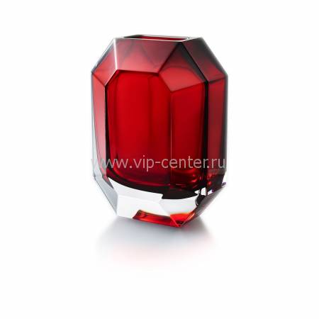 Ваза для цветов красная "OCTOGONE" Baccarat 2813754