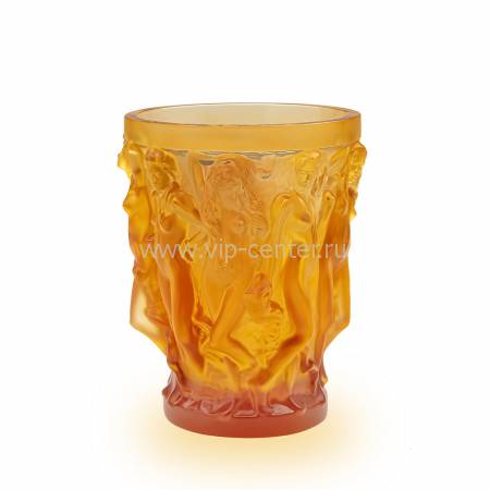 Ваза для цветов "SIRÈNES" янтарная Lalique (Лимитированная коллекция 999 экз.) 88091110