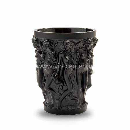 Ваза для цветов "SIRÈNES" чёрная Lalique (Лимитированная коллекция 999 экз.) 88091107