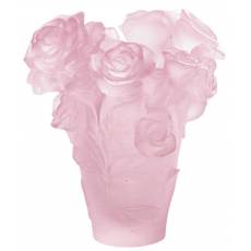 Ваза для цветов светло-розовая "Rose Passion" Daum 05287-4