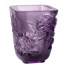 Ваза для цветов "Pivoines" фиолетовая Lalique 10708600