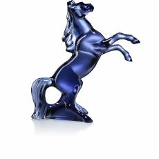 Статуэтка лошади "Маренго" синяя Baccarat 2812666