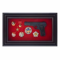 Панно «Коллаж »Пистолет ТТ с наградами ВОВ" RV0051733CG