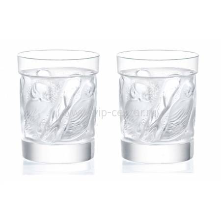 Набор из 2-х стаканов для виски "Owl" LALIQUE 1730900