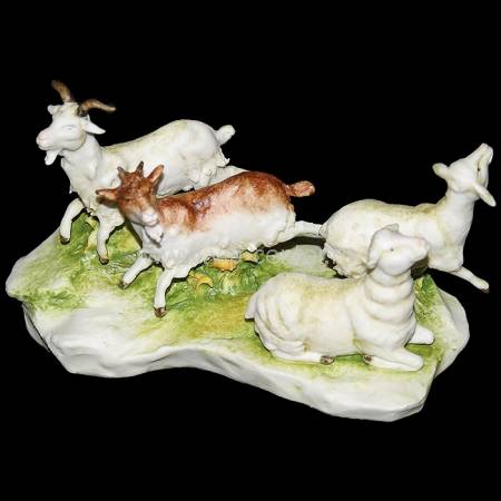 Статуэтка "Козы и овцы" Porcellane Principe 833/PP