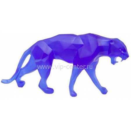 Статуэтка "Пантера дикая" синяя Daum (Лимитированная серия 375 экз) 05335
