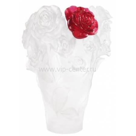 Ваза для цветов "Rose Passion" белая (h=35) Daum (Лимитированная серия 500 экз.) 05308