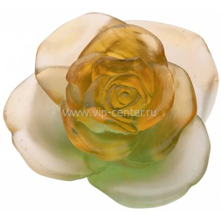 Цветок розы "Rose Passion" зелёно-оранжевый Daum 05290-6
