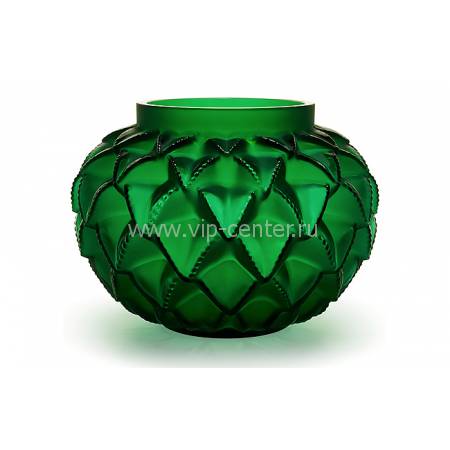 Ваза для цветов зелёная малая "Languedoc" Lalique 10488800