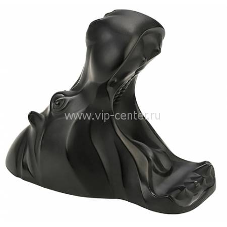 Подставка "Голова бегемота" чёрная для смартфона и планшета Lalique 10599800