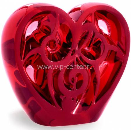 Статуэтка "Сердце" красное Lalique 10492300