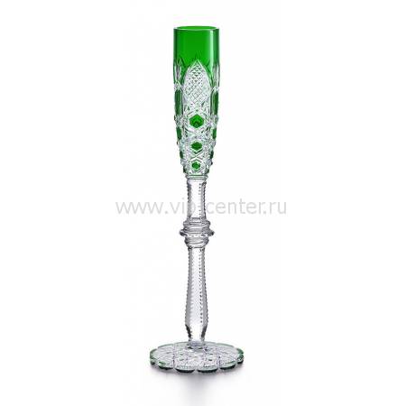 Бокал для шампанского зелёный №4 "Tsar" Baccarat 1499186