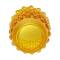 Ваза для цветов золотая "Mossi" LALIQUE 10029000