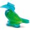 Cкульптура "Калао" сине-зелёная "Calao" Daum 05362/С