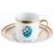 Чашка "Императорские яйца" кофейная с блюдцем Faberge 6500-45G