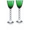 Набор из 2-х зелёных бокалов для вина "VEGA" Baccarat 2812268