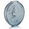 Ваза для цветов голубая "Carpe Koi bud" Lalique 10671500