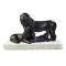 Статуэтка "Семья львов" чёрная Lalique - Лимитированная серия 12 экз 10600700