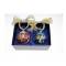 Набор из 2 ёлочных шаров "Рождество" Faberge & Tsar 680542
